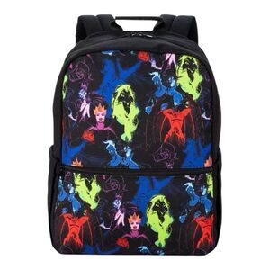 Disney Villains Canvas Backpack 16" Evil Queen Hades Chernabog Scar Yzma